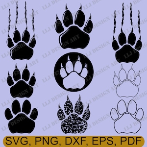 Wolf Dog Paw Paws Mark Print Stamp Animal Gift' Sticker