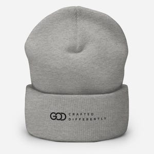 Crafted Differently Cuffed Beanie | Crafted Beanie, Statement Beanie, Streetwear Beanie, Unique Beanie, Modern Beanie, Trendy Beanie
