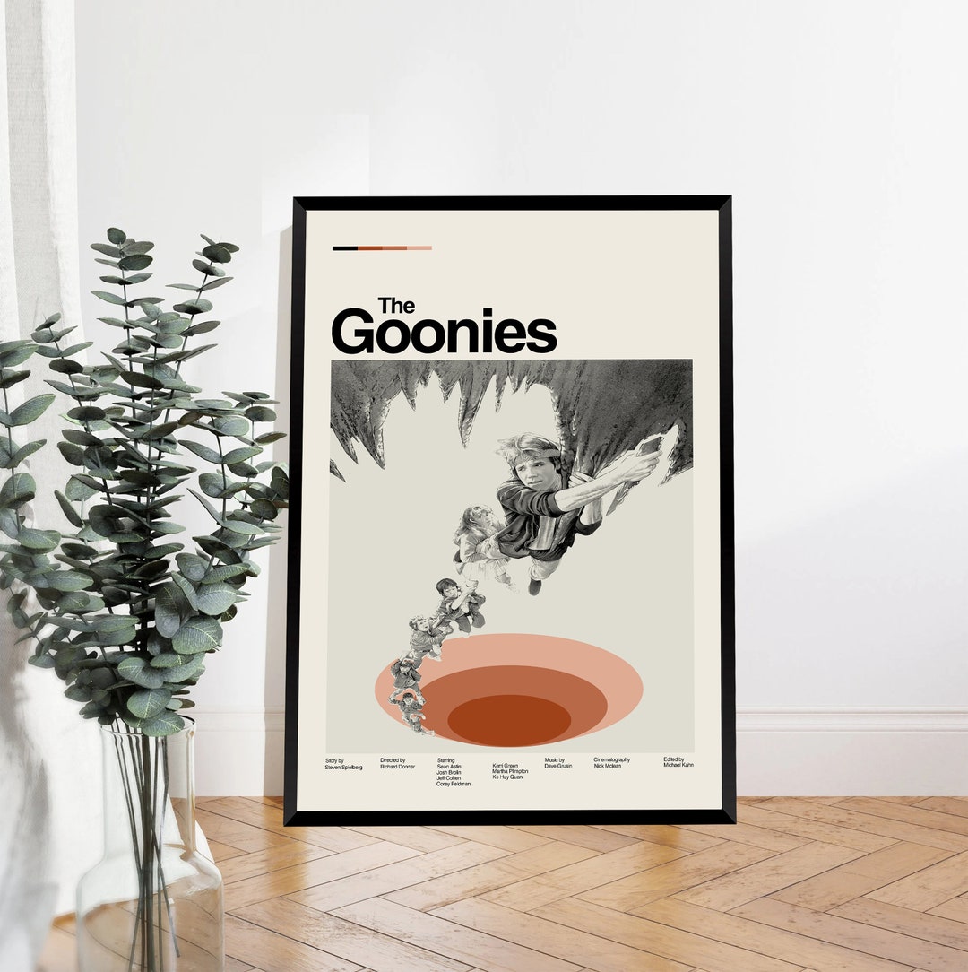 The Goonies Poster the Goonies Print Retro Modern Custom - Etsy