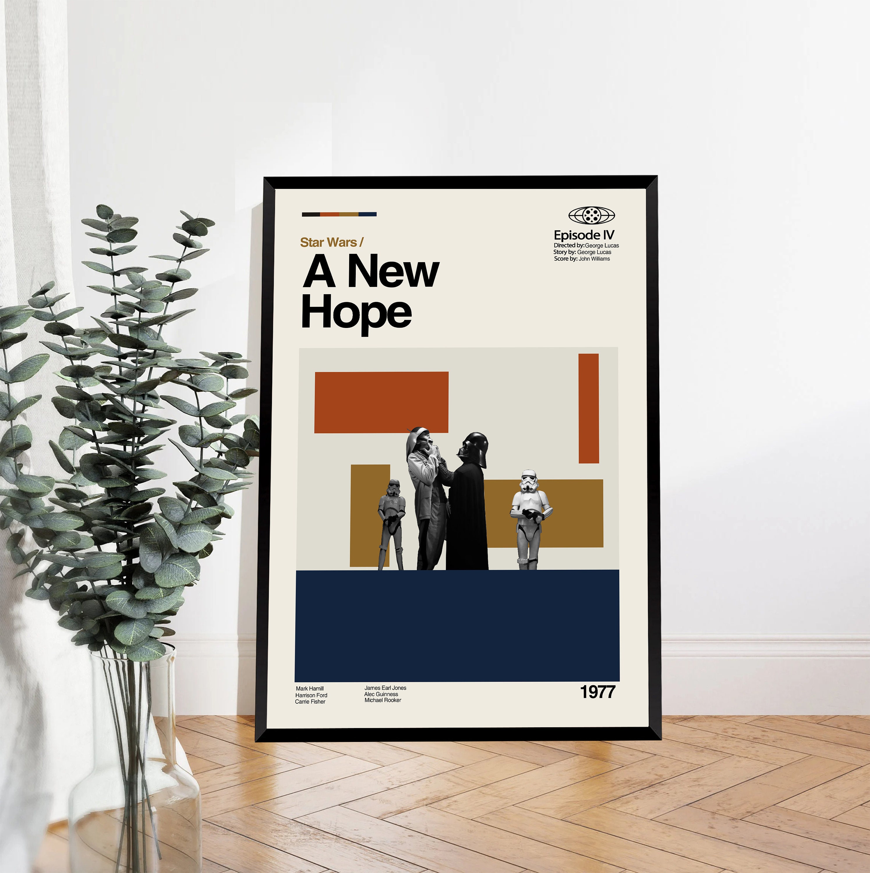 A New Hope Poster Star Wars Movie Poster Minimalist Art - Etsy