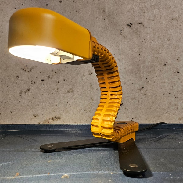 Cobra Light Lampe Masayuki Kurokawa für Staff 1977 gelb space age pop art Japan vintage Designklassiker