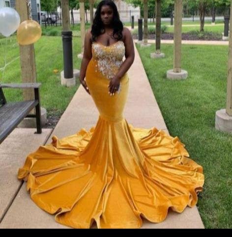 prom dresses yellow 2019