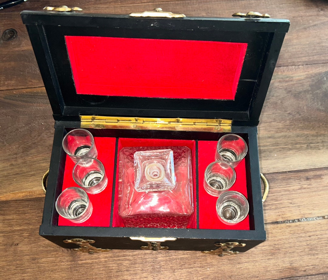 Antique Whiskey Decanter Set Etsy