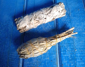 White Sage For Smudging: Home/Room Cleansing Incense. Pure, Natural Burning Sage
