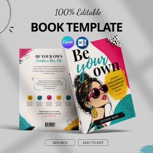 Self Help Workbook Template Canva | Mindset & Confidence | 6x9 KDP Interior