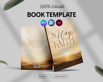 Elegant 6x9 Book Layout | KDP Interior for Canva, Word & InDesign