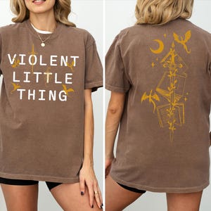 Comfort Colors Dragon Rider Shirt: Basgiath Two-Sided Tee