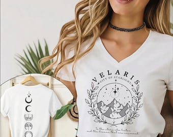 Velaris City Of Starlight Racerback and Vneck -pr1525