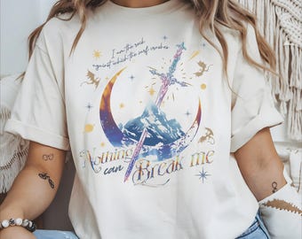 I Am the Rock Bible Verse Comfort Colors Shirt, Fantasy Design Shirt, Motivational Shirt for Women,PR-1887