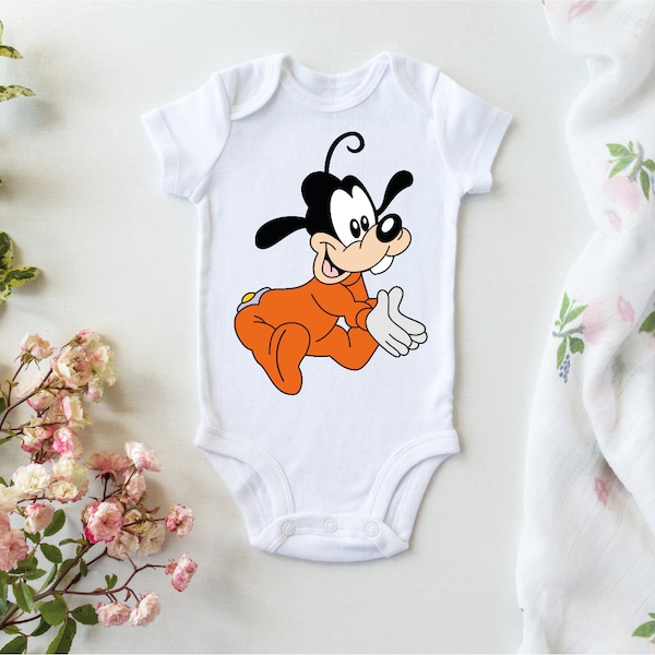 Goffy bodysuit, Guffy Outfits, Goofy Baby Shower Gift Ideas, Cute Baby Boy Clothes, PR041