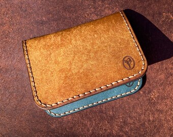 Bifold Cash and Card Leather Wallet - “the Everyday” - Handmade in Wales from Italian leather.
