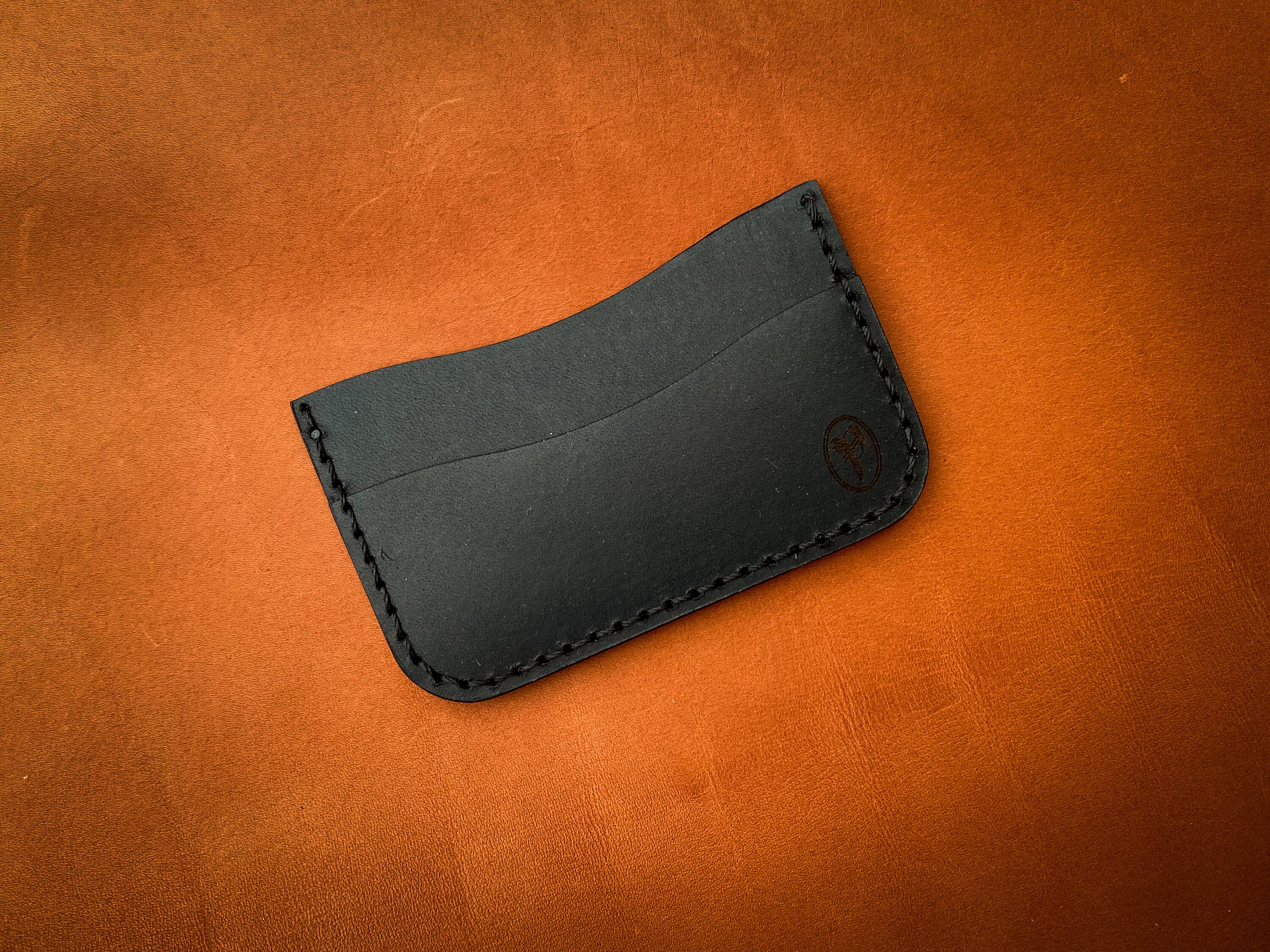 Slim Leather Cardholder Wallet - “the Minimalist” - Handmade in Wales from Italian Leather