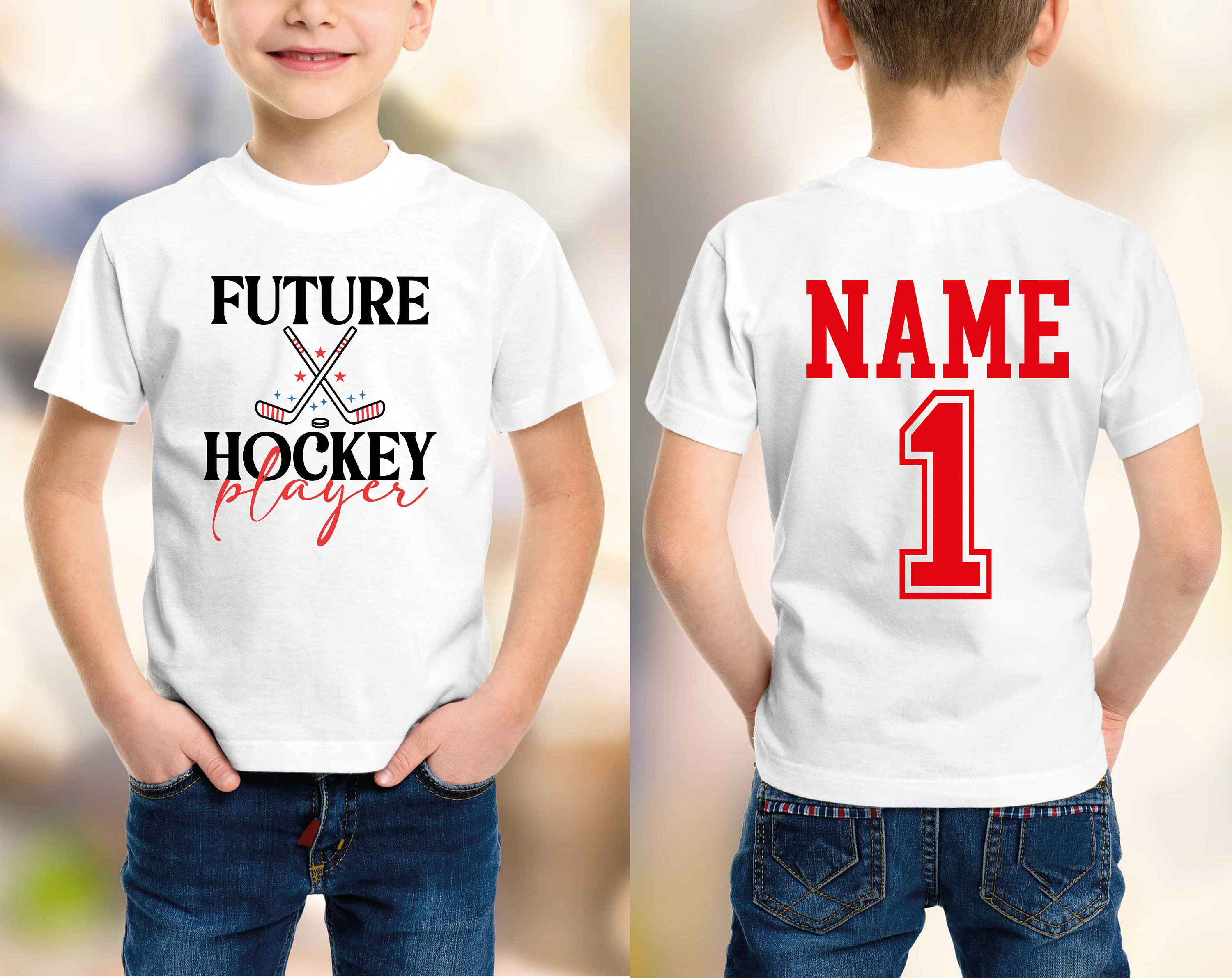 boys hockey t shirts