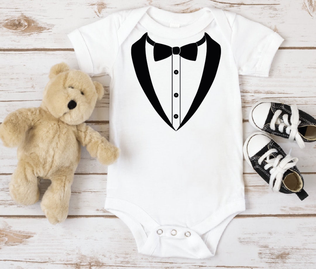 Tuxedo Onsie, Baby Boy Tuxedo Bodysuits, Cute Baby Boy Bodysuits, Baby