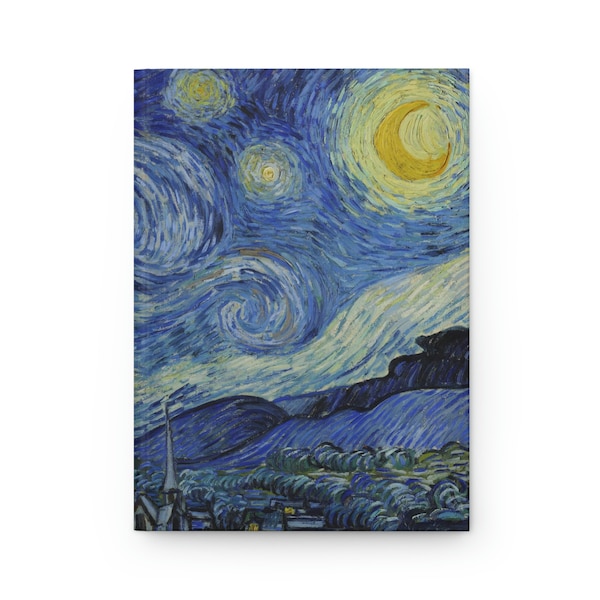 High Quality Hardcover Notebook - Art - Van Gogh - La Nuit étoilée 1889
