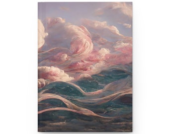 Carnet à couverture rigide - Design - Mystic Pink Clouds Sea