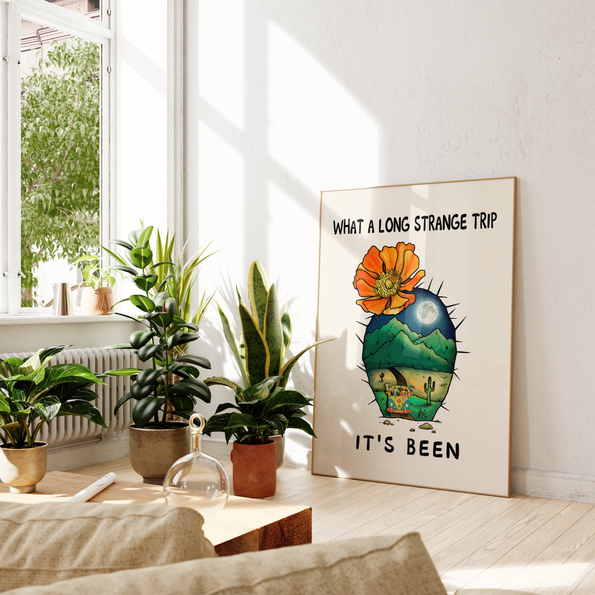 Retro 70s Wall Art Decor, 70s Wall Art, Retro Home Decor, 70s Hippie