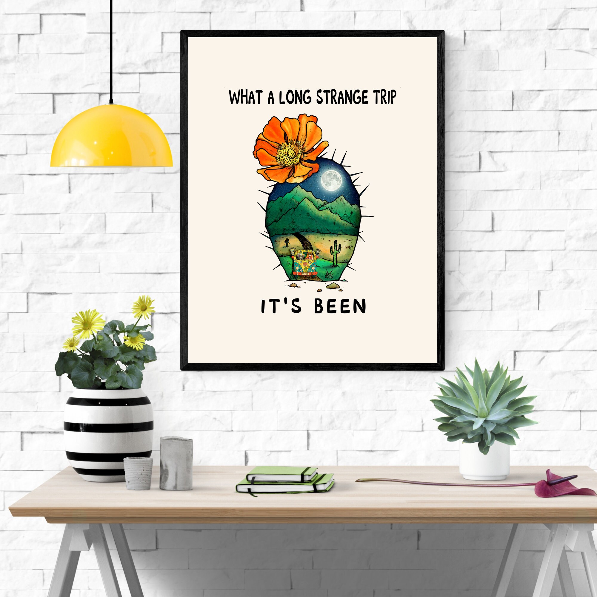 Retro 70s Wall Art Decor, 70s Wall Art, Retro Home Decor, 70s Hippie