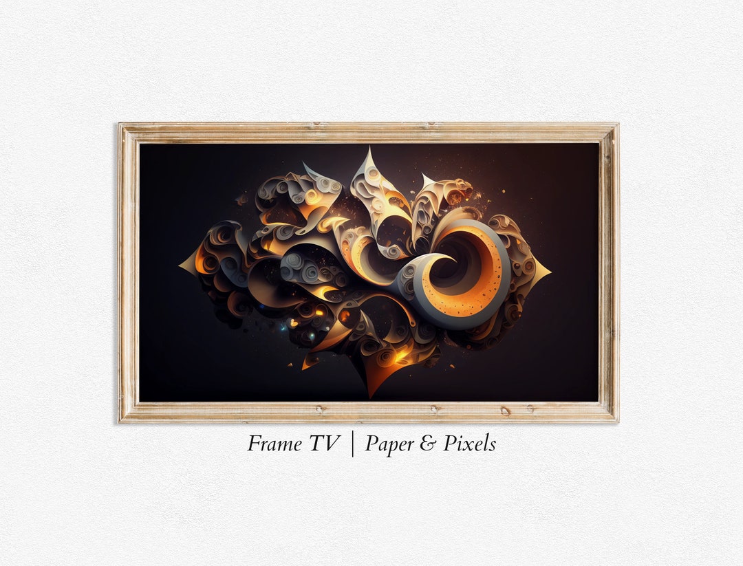 4K Samsung Frame Digital Art the Enigma Mystical Abstract LG OLED Art