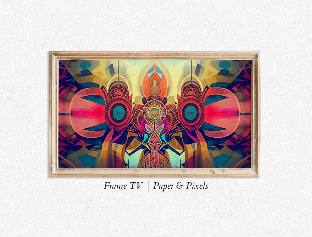 4K Samsung Frame Digital Art Enchanted Wonderlust Abstract Boho LG OLED