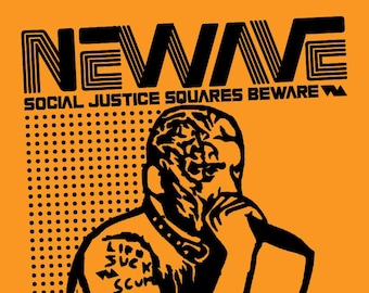 Three - GG Allin Squares Beware Stickers