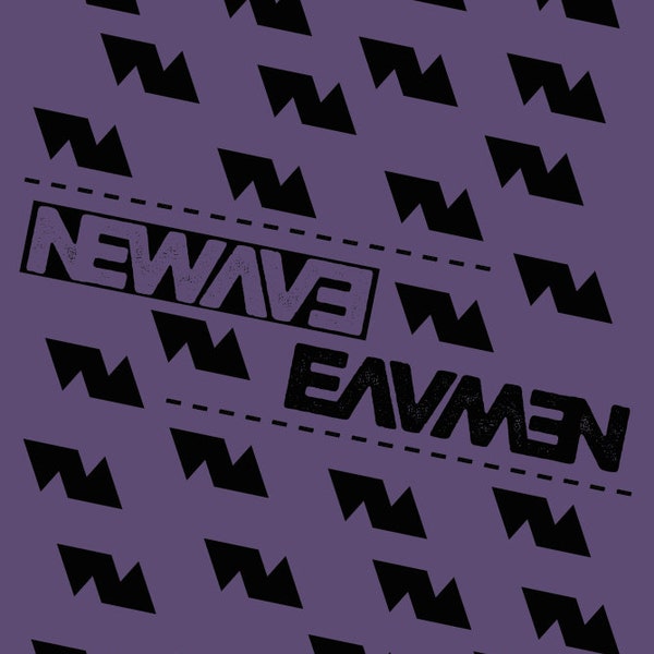 5 PURPLE NEWAVE STICKER'S