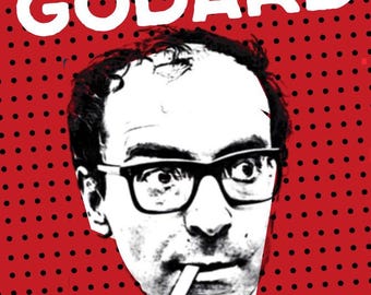 Tres - Pegatinas de Godard Cinema is Dead