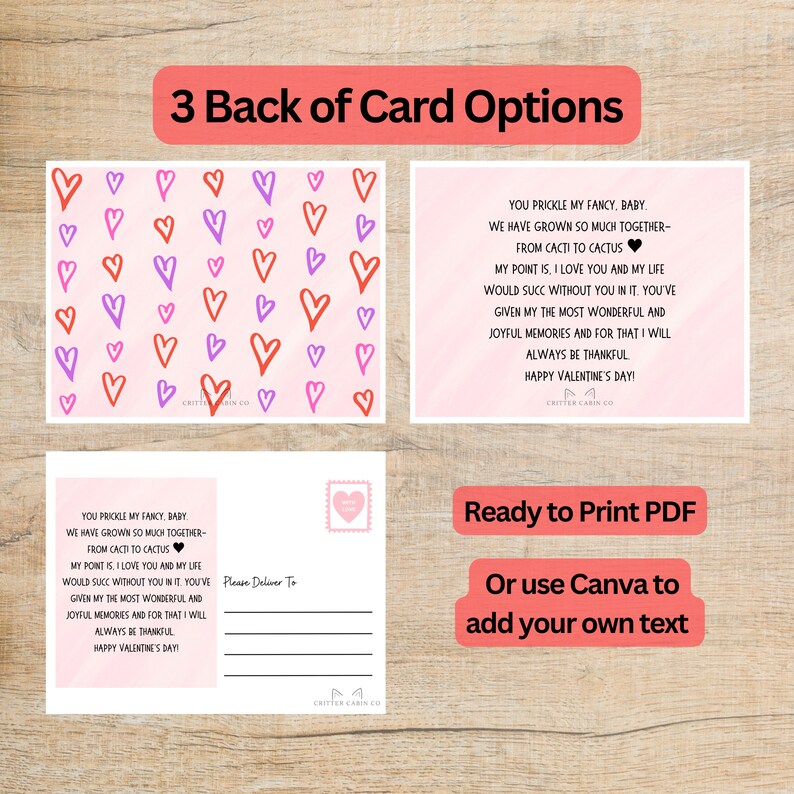 Funny Puns Valentine's Day Printable Card, PDF Print Ready Flat ...