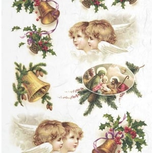 Weihnachts Reispapier Decoupage A4 R 0451