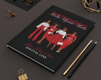 Aangepaste Delta geïnspireerd hardcover dagboek mat