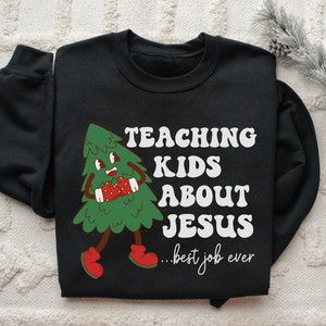 Teaching Kids about Jesus, Christmas Ministry Shirt, Minister Shirt, Youth Pastor Shirt, Childrens Ministry T, Church Shirt, Christian Shirt