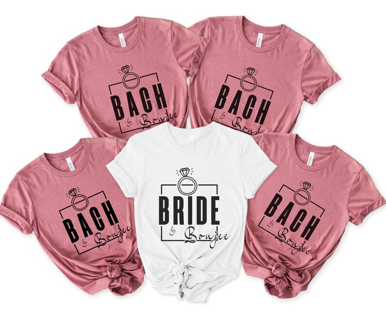Bach and Boujee Shirt, Bachlorette Shirts, Bachlorette Party T Shirts ...