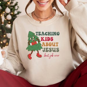 Teaching Kids about Jesus, Christmas Ministry Shirt, Minister Shirt, Youth Pastor Shirt, Childrens Ministry T, Church Shirt, Christian Shirt