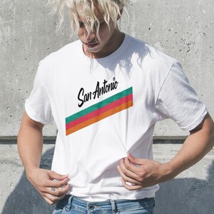 Womens San Antonio Spurs Pride Graphic T-Shirt