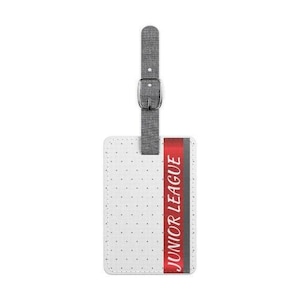 Personalized Junior League Luggage Bag Tag