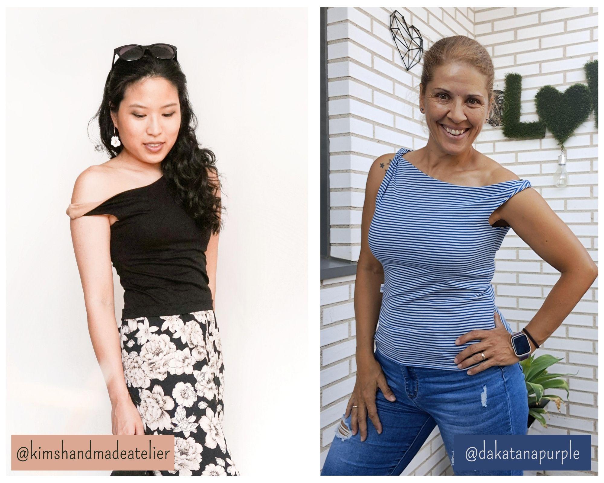 Asymmetric One-shoulder Top With a Twist Sleeveless - JULE