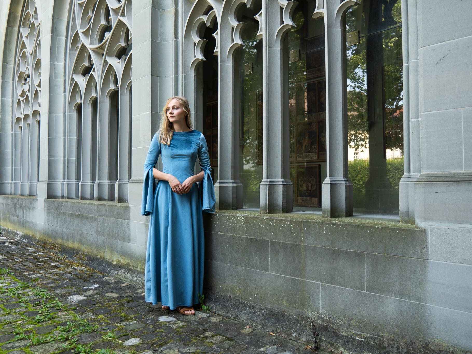 Bewitching Medieval Elven Cosplay Dress With Bell Sleeves RAGNA - Panelled  - Long - PDF Sewing Pattern - Beginner to Advanced - English - Etsy