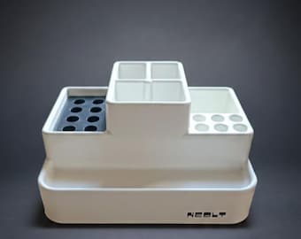 NEOLT "Manager" Pen Holder – Designed by Giovanni Pelis in the 1970s – White – N.O.S.