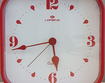 Lorenz 1970s wall clock