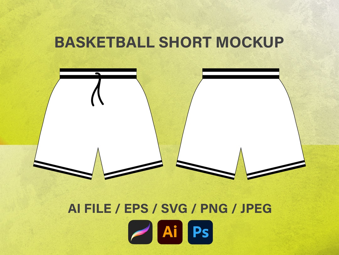 Basketball Shorts Mockup - Front & Back View - Free Download Images High  Quality PNG, JPG