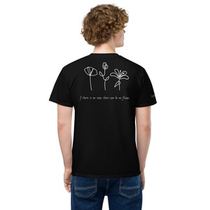 No rain, no flowers T-shirt with pocket