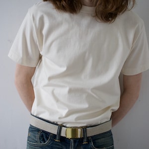 Undyed T-Shirt: 100% USA Organic Cotton