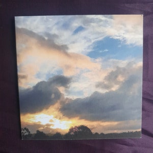 3 x Avond Sky Over Wiltshire Lege Kaart