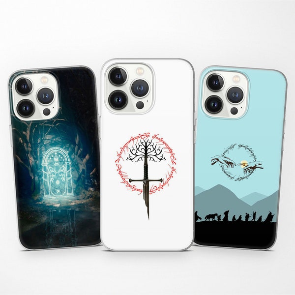 Lord Rings Phone Case Sword Cover for iPhone 15 Pro Max 14 13 12 11 XR SE 2022, Samsung S24 S23 S22 S21 Fe S20 A13 A14 A73 A53, Pixel 8 7 6A