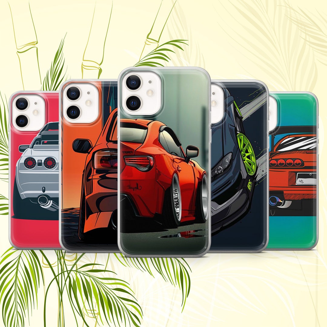 Animated JDM Car Phone Cover for iPhone 15 Pro Max 14 13 12 11 Etsy