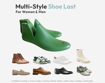Shoe Last for Men & Women | Multi-Style Shoemaking Last | DIY Shoe Craft and Leather Work Tool