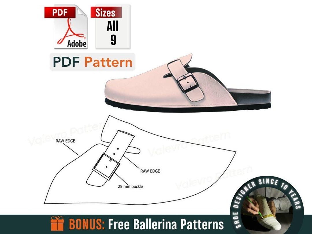 Sandals Sewing Pattern: Women's DIY Shoes Template (PDF Pattern) - Etsy