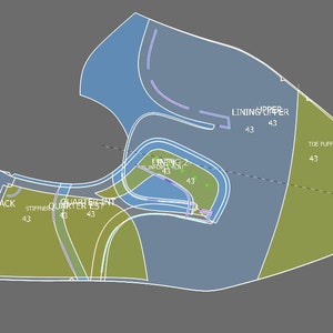 May include: A diagram of a football field with different zones labeled. The zones are labeled "Lining Back", "Stiff Arm", "Quarter Est", "Lining Upper", "Lining Lower", and "Toe Puff".