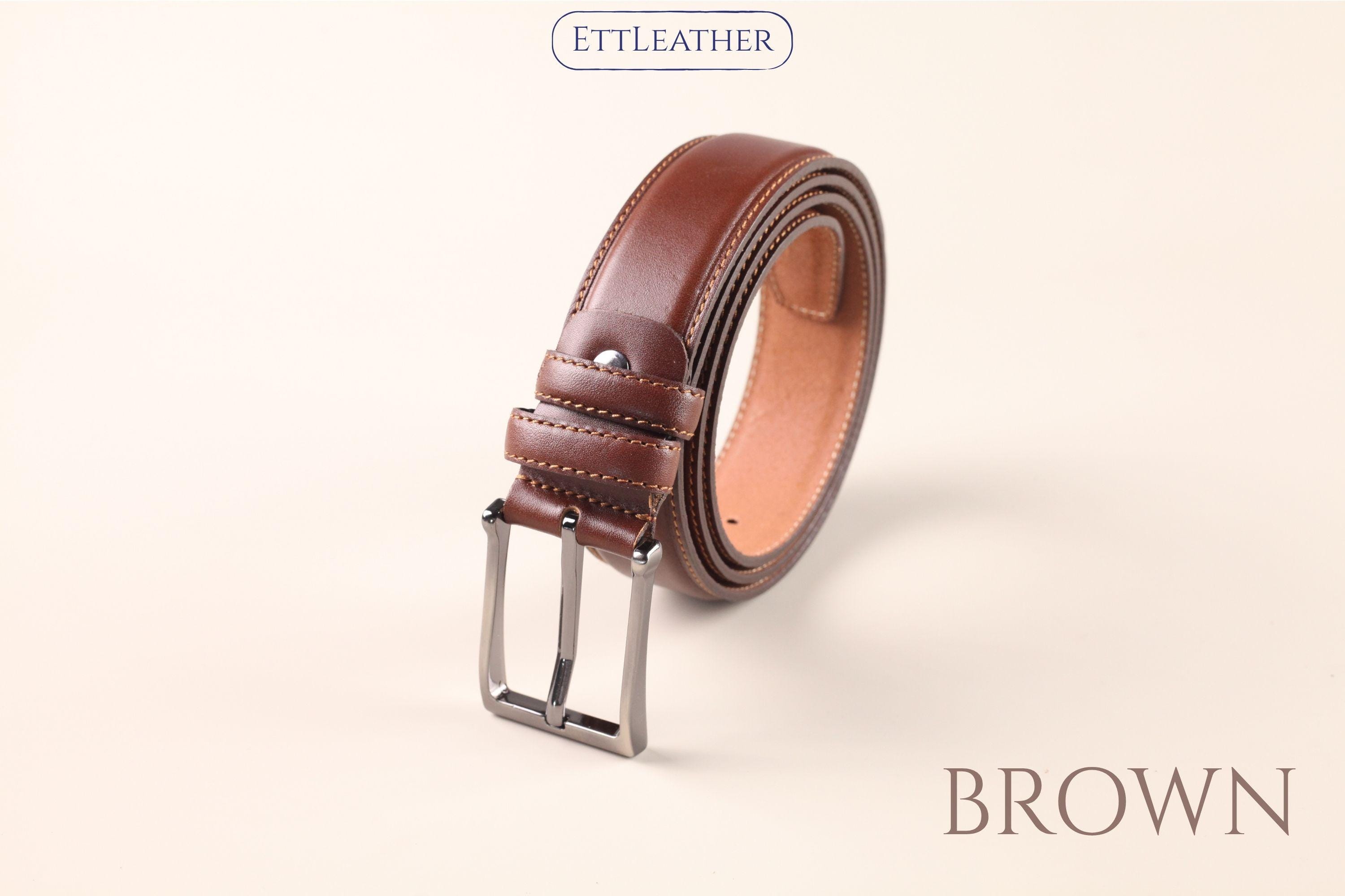 genuine leather dress belts for men Leather Belts For Men Frentaly Genuine Leather Dress Belt For Men Classy, Solid, 7 Colors, Sizes 32-50 Genuine Leather Belt For Men