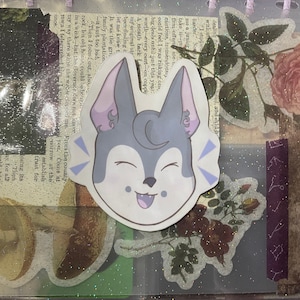 Wolf Chan Skzoo Sticker | Waterproof Vinyl Sticker, K-Pop Sticker, Stray Kids Merch, Handmade, Bang Chan, SKZ